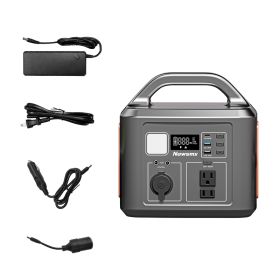 Portable Power Station P605, 600W,538WH Backup Lithium Battery, Solar Generator For Home And Outdoor Emergency Power Supply (Option: P605)